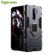 Topewon Huawei Nova 5 Nova 5Pro Nova 5T Nova 5i Nova 5iPro Case Hard Armor Stand Ring Cover Silicone