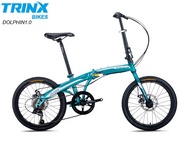 จักรยานพับได้ TRINX Dolphin 1.0 ล้อ20 นิ้ว ดิสเบรค สีฟ้า One