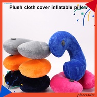 [PO] U-shaped Neck Cushion Inflatable Memory Foam Fatigue Relief Flight Headrest Sleep U-shaped Cush