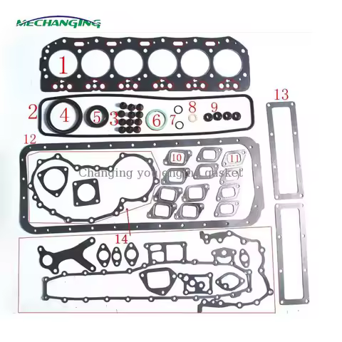 For TOYOTA LAND CRUISER 4.0 2H Diesel Engine Rebuilding Kits Engine Parts Full Set Engine Gasket 041