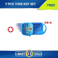 C-MART 7pcs Torx Key Set F0022