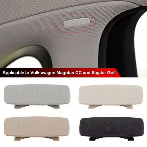 For VW Jetta A5 A6 MK5 Golf 5 6 7 GTI Passat B6 B7 CC Polo 1/2Pcs A B C Pillar Airbag Emblem Cap 3C0