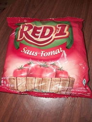 Red1 Saus Tomat 1 Pak isi 24 Sachet