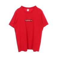 【二手】 Supreme SUP短袖T卹Supreme SUP × SWAROVSKI Box Logo Tee 純棉T卹 男款 二手 B