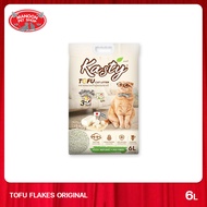 MANOON KASTY Flakes Tofu Original Litter 6L ทรายแมวเกล็ดเต้าหู้ สูตร ออริจินัลขนาด 6 ลิตร