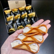 Daigou Japanese Snacks NY CHEESE Roll New York PERFECT CHEESE Cream Sandwich Egg Roll 8 Pieces Pack