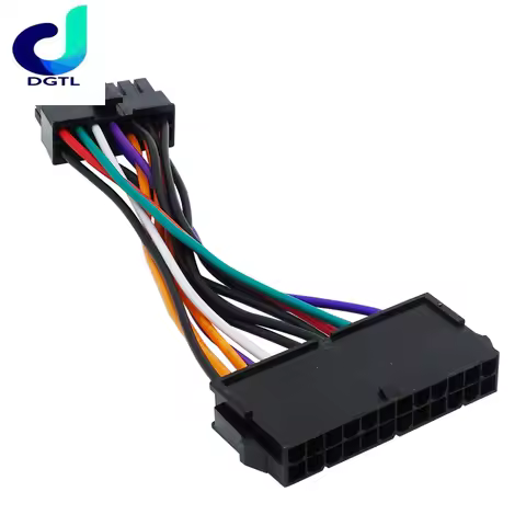 1pc 24 Pin to 14 Pin PSU ATX Main Power Supply Adapter High Quality Cable Cord For Lenovo M92P M93P 