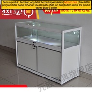 HY/🔥Yuan NationalityOrnament Counter Jewelry Glass Showcase Drug Display Cabinet Jewelry Counter Mob