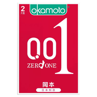 001嘗鮮裝2片避孕套超薄裸入膚感安全套岡本平行進口