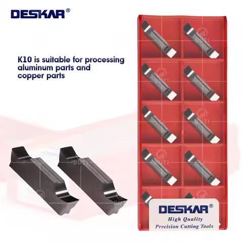 DESKAR 100% Original MGGN150 200 250 300 400 500 JM K10 Grooving Inserts Turning Tools CNC Lathe Gro