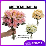 ARTIFICIAL DAHLIA BUSH / FAUX DAHLIA / BUNGA DAHLIA / BUNGA HIASAN / FLOWER BOUQUET / AF10023