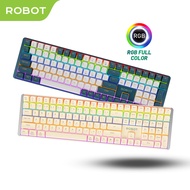 ACOME x ROBOT Workmate I Mechanical Pluggable Switch Blue/Red Gaming Keyboard Wired RGB LED Light PB