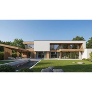[IHK] Eesti Minimalist Wooden Mansion 2D or 3D CAD