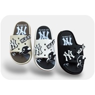 T&Tstore/ready stock/Kids Hole Slides Cute Charms / Selipar Budak Dengan Hiasan Comel Ny MLB