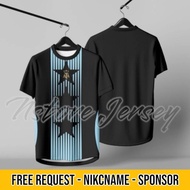 Jersey Argentina Prematch Training Terbaru Home 2024