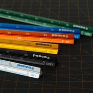 HighTide Penco Drafting Scale Ruler Triangular 15cm Metal Ruler 15cm