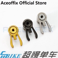 Aceoffix Titanium Ti Bike Handlebar Headpost Catcher With Bolt for Folding Bicycle 7.4g
For Brompton/ 3sixty/ Pikes