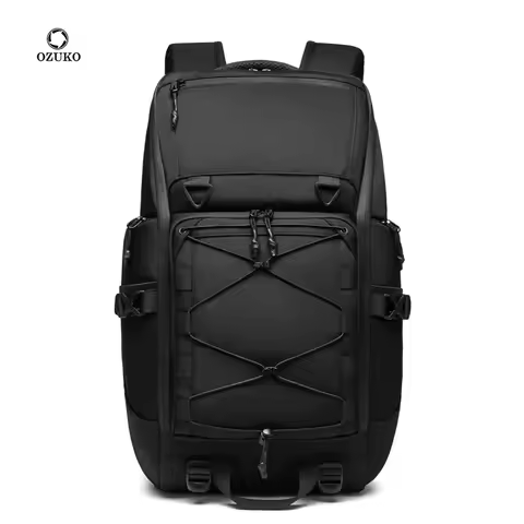 OZUKO backpak Waterproof 15.6 inch Laptop Backpack Multi Function 30L Large Capacity Camouflage Hiki