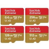 SanDisk 256G 128G 64G 32G Extreme micro SD 190MB/s A2 手遊 記憶卡