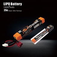 ULTRAFORCE E-Power LiPo Battery 11.1V 25C อะแดปเตอร์ Dean / Mini Tamiya