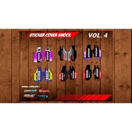 Decal sticker cover shock absorber one set right CRF/REAL JUMP/ KLX/Dtracker/YZ/KTM/KX /WR riques on