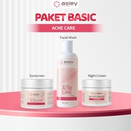Asley SkinCare Acne care Basic Package - Economical Package for Acne-prone facial care