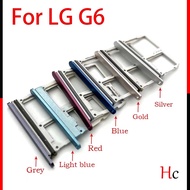 New High Quality Original For LG G6 US997 VS988 Nano Sim Card Tray Slot Holder with Micro SD Memory 