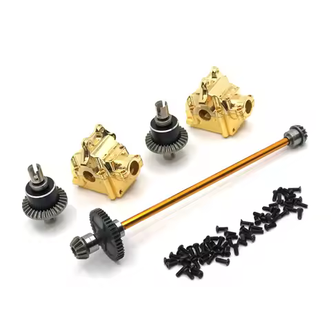 Upgrade Metal Center Drive Shaft Assembly Gearbox Differential Kit For Wltoys 144010 144001 144002 p