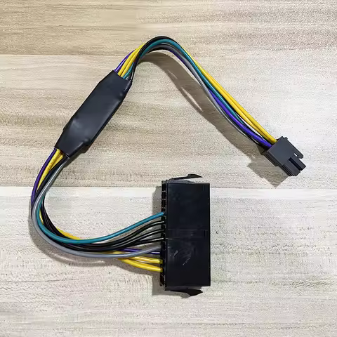 New 24 Pin to 8 Pin ATX PSU Power Adapter Cable For DELL Optiplex 3020 7020 9020 Precision T1700 30c