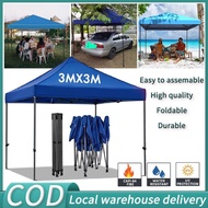 3x3M Retractable tent Heavy Duty Folding Oxford Cloth waterproof sun protection Canopy Tent gazebo