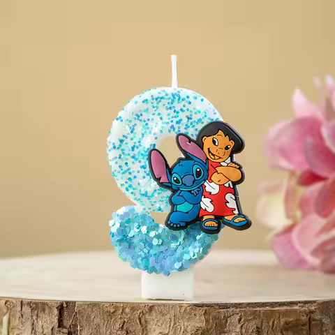 Creative Cartoon 0-9 Digital Candle Boy Birthday Cake Candle Celebration Decoration