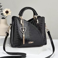 Brand New Launch Female bag bag Atmospheric Texture Mother bag Handbag Crocodile Leather Pattern Sho
