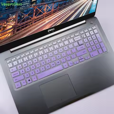 15.6 inch Silicone Keyboard Skin Cover for Dell Inspiron 15 7000 7580 vostro 7580 G7 7588 7586 Lapto