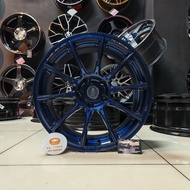 [1PC] New Sport Rim 17inch RAXER RP10X 17X8JJ ET35 5H113 AQBLUEXZ