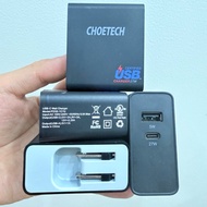 Choetech 32W Charger (PD 27W + 5W)Like New(No Box)