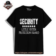 Big Brother Gift Ideas Little Sister Protection Squad Shirt Men's and Women's T-Shirt