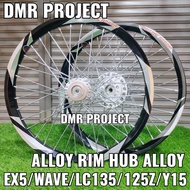 EX5/WAVE/LC135/Y125Z/Y15 ALLOY RIM THUNDER/3 CALIT HUB ALLOY 1.40X17 HUB ALLOY DISC RIM ALLOY HUB