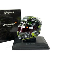 F1 Helmet Model 1: 5 Spark Norris 2025 Bahlin Test Helmet McL39 Norris Winter Test Bahlin Sakir Trac