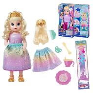 Baby Alive Grow Up Princess Ellie Doll 18 inches (45 cm) - A doll that talks in English and Spanish 