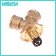 ELGMK Gas nóng xi lanh kết nối cổng Y Splitter ba cách van một hai cách LPG lò gas lưu trữ Tank on o