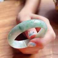 春帶彩翡翠手鐲 | 14圍 | 天然緬甸玉A貨翡翠 | 送禮