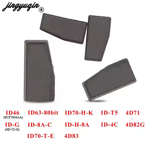 jingyuqin pcf7936aa ID46 ID63-80bit 4D70 4D71 4D82G 4D83 ID-T5 id-G 4D-72-G 4C H Chip Transponder Ca