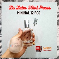 Le LABO 50ML PRESS Perfume Bottle - LE LABO Empty Perfume Bottle - 50ML Glass Perfume Bottle