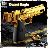 Semi-Automatic Desert Eagle Throwing Shell Continuous Shooting Toy Gun Soft Bullet Safely Outdoor CS