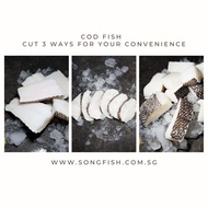 [Song Fish] Cod Fish - 3 types of Cuts