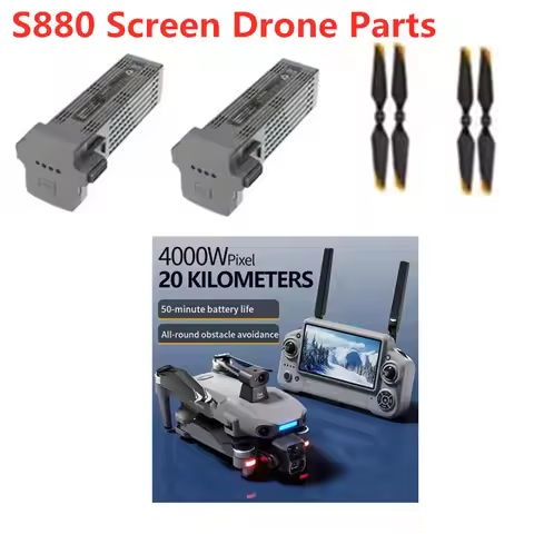 S880 RC Drone Battery 11.4V 9800MAH S880 Screen RC Drone Original Accessories S880 RC Dron battery B