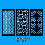 ACP Plate Handle Laser Cutting Fence 92 Motif Size 30x60