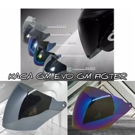 Kaca Helm - Visor Gm Evo - Fighter - Gm Evolution - Nhk Athena - WhiteKACA HELM GM EVO-KACA HELM GM