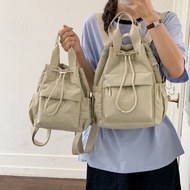 Waterproof Backpack Lightweight Drawstring Backpack Wearresistant Durable Nylon Travel Backpack