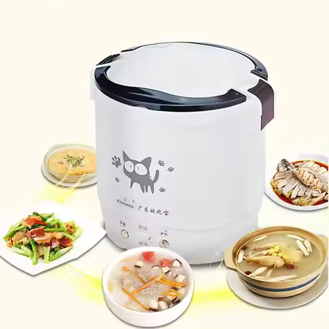 Electric Mini Rice Cooker Portable MultiCooker Household Rice Cookers
